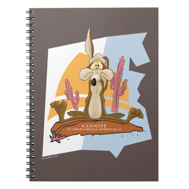 Carnet Wile E. Coyote (Carnivore Sérieusement) (Devant)