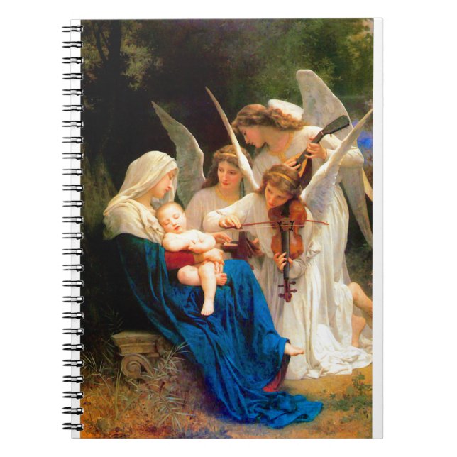 Carnet William Adolphe Bouguereau Chant des Anges (Devant)