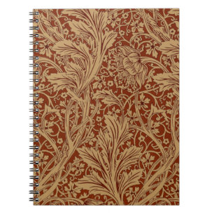Carnet William Morris Arcadia Floral Garden Flower Classi