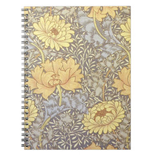 Carnet William Morris Chrysanthemum Fleurs maman