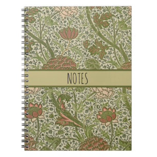 Carnet William Morris Cray Fleur de Sage Floral Botanique