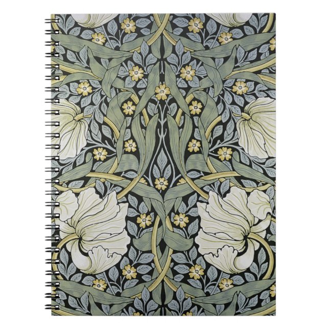 Carnet William Morris - Design Motif Pimpernel (Devant)