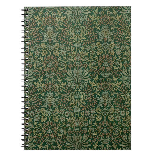 Carnet William Morris Flower Garden-Greens (Devant)