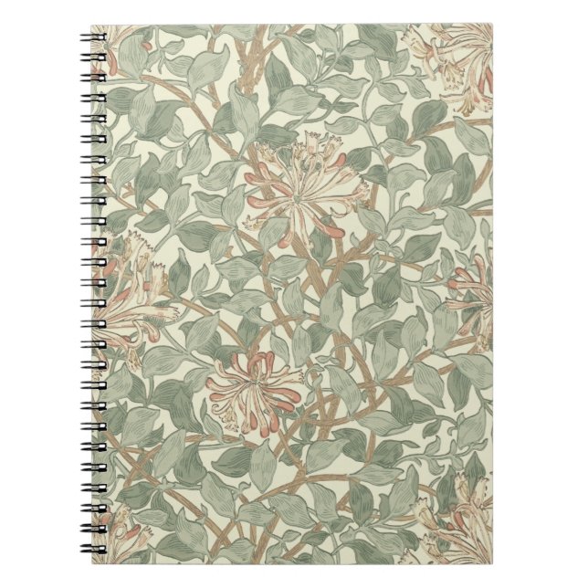 Carnet William Morris Honeysuckle Fond d'écran (Devant)