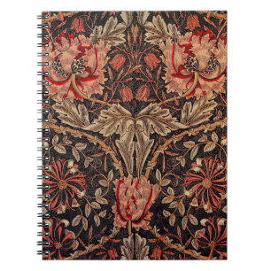 Carnet William Morris Honeysuckle Motif