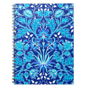 Carnet William Morris Hyacinth Imprimer, Navy et Cobalt B