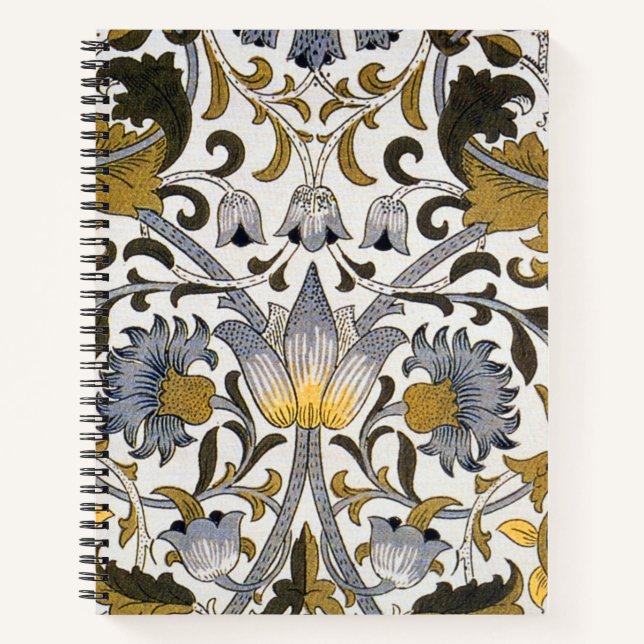 Carnet William Morris Lodden Fleur florale (Devant)