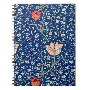 Carnet William Morris Medway Floral bleu