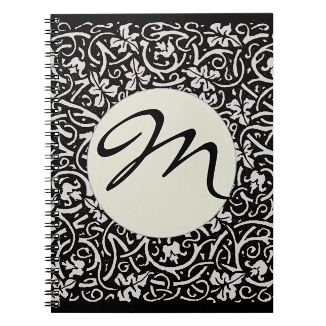 Carnet William Morris Motif de la feuille de vigne (Devant)