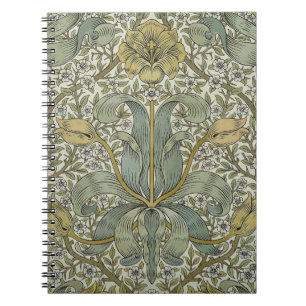 Carnet William Morris Spring Motif classique épais