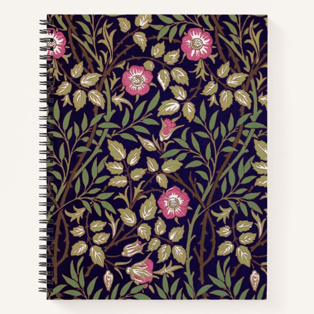 Carnet William Morris Sweet Briar Art Nouveau Floral (Devant)