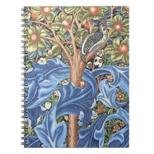 Carnet William Morris Tapisserie du Pic Vintage