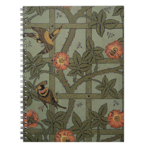 Carnet William Morris Trellis Wallpaper Art