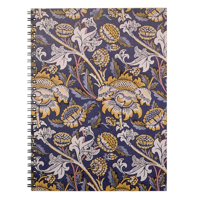 Carnet William Morris Wey Fond d'écran Floral (Devant)