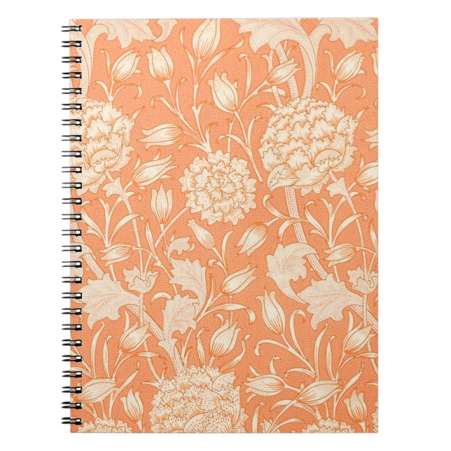 Carnet William Morris Wild Tulip célèbre motif (Devant)