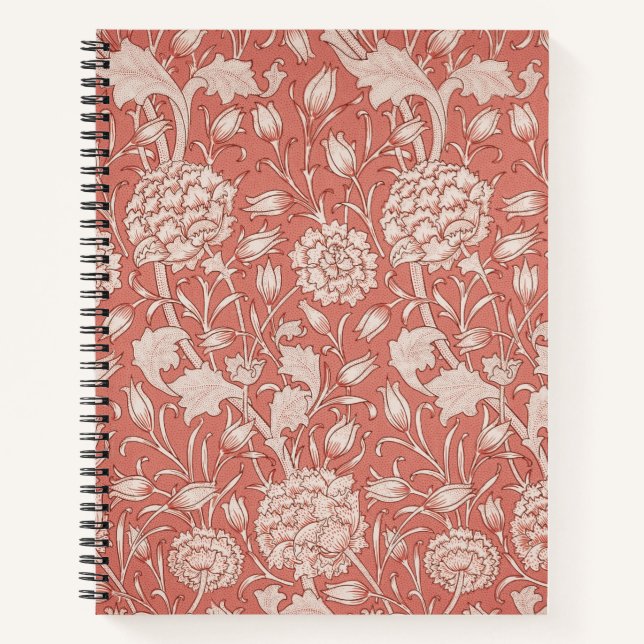 Carnet William Morris Wild Tulip Classique Conception Vic (Devant)