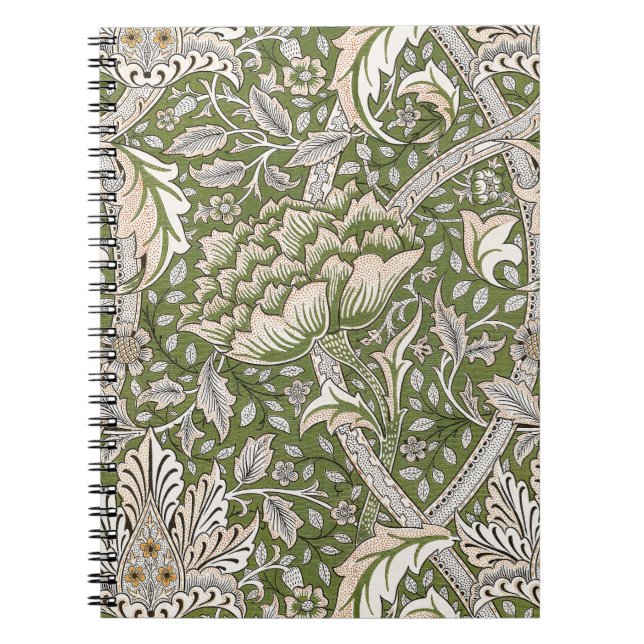 Carnet William Morris Windrush fleurs florales classique (Devant)