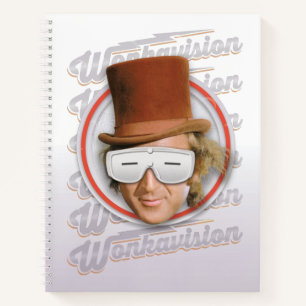Carnet Willy Wonka dans les lunettes de Wonkavision