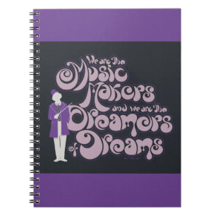 Carnet Willy Wonka - Les créateurs de musique, les rêve