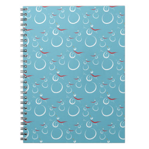 Carnet Winter Cyan Cute Snowman Famille Motif
