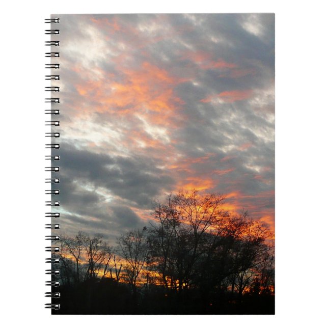 Carnet Winter Sunset Nature Paysage Photographie (Devant)