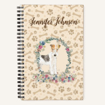 Wire Haired Fox Terrier Chien Empreinte de patte &
