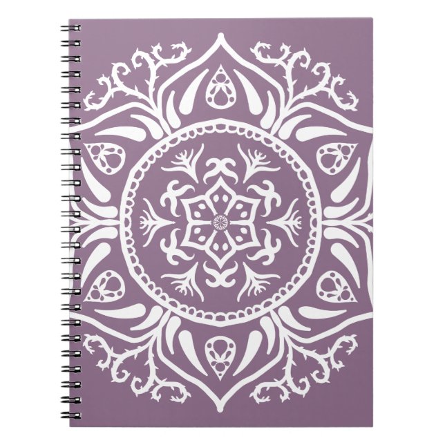 Carnet Wisteria Mandala (Devant)