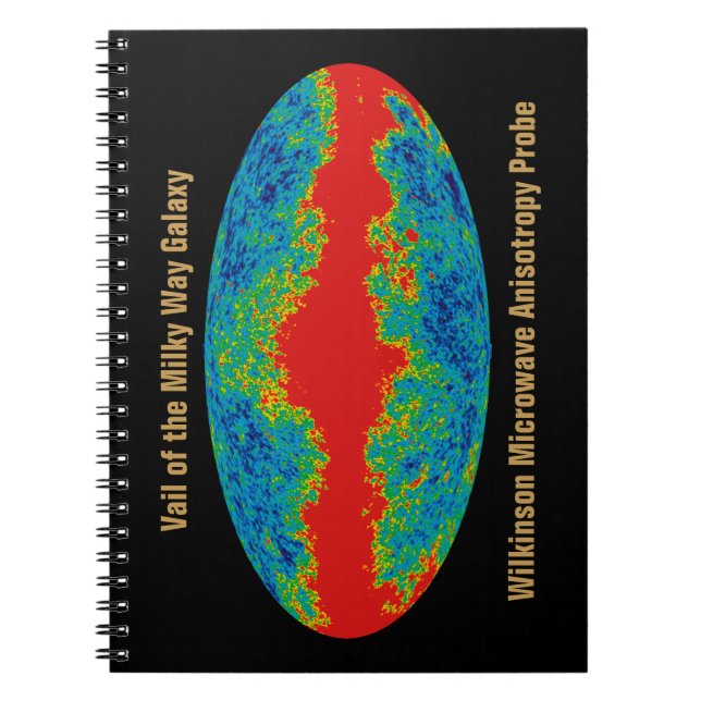Carnet WMAP, Voile de la Voie Lactée sur l'Univers (Devant)