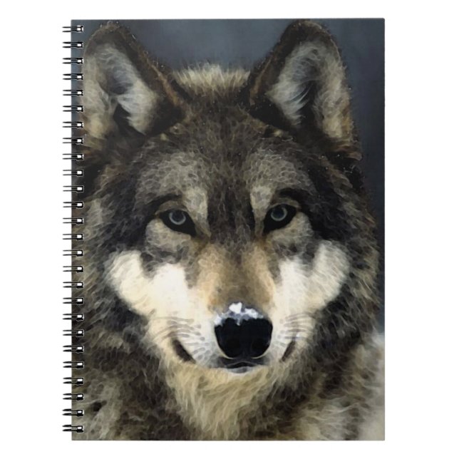 Carnet Wolf Portrait (Devant)