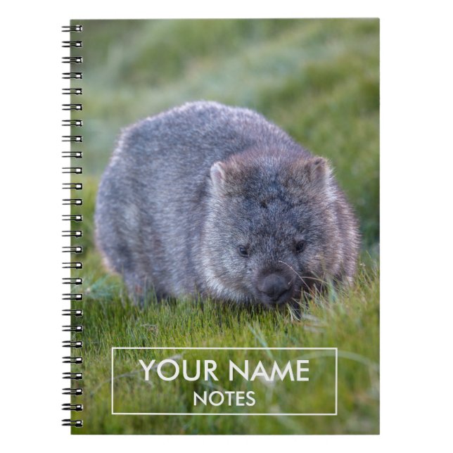 Carnet Wombat personnalisé (Devant)