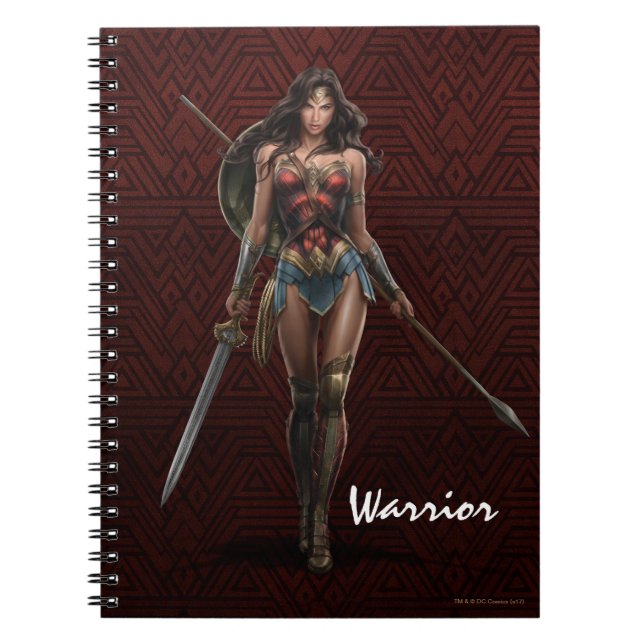Carnet Wonder Woman Battle-Ready Comic Art (Devant)