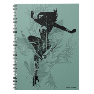 Carnet Wonder Woman Landing Foliage Graphic