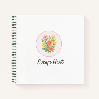 Carnet Wonky Zoo Floral Spiral Notebook