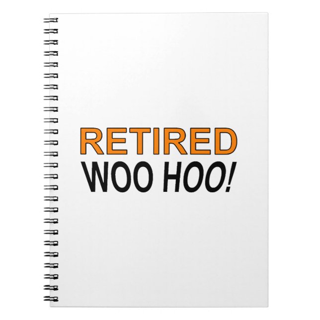 Carnet Woo Hoo à la retraite (Devant)