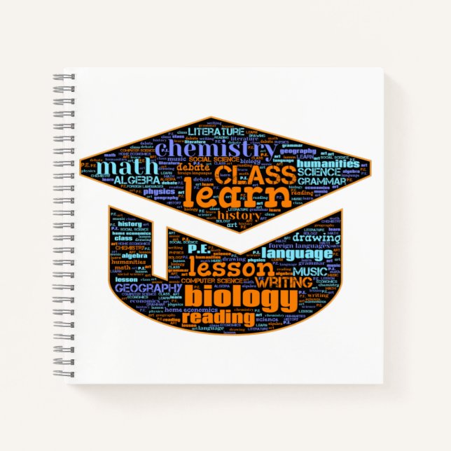 Carnet - Word Cloud (Devant)