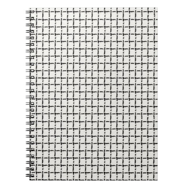 Carnet Woven Simple Check pattern (Devant)