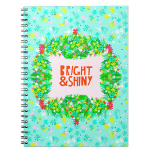Carnet Wreath brillante et brillante