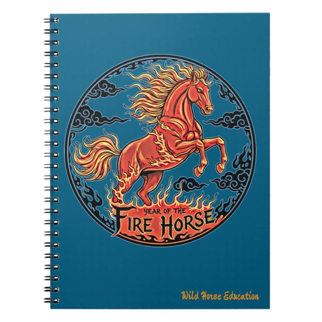 Carnet Year of the Fire Horse Notebook (Devant)