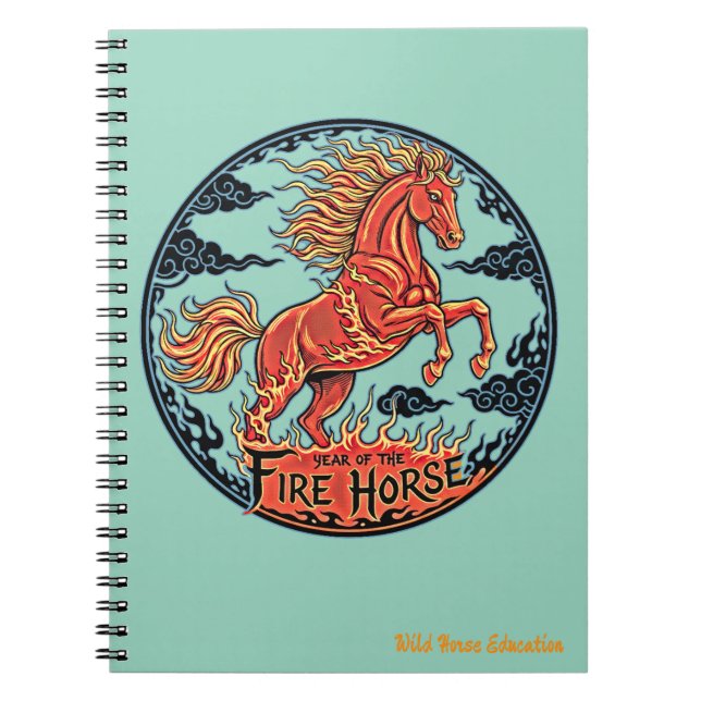 Carnet Year of the Fire Horse Notebook 2 (Devant)