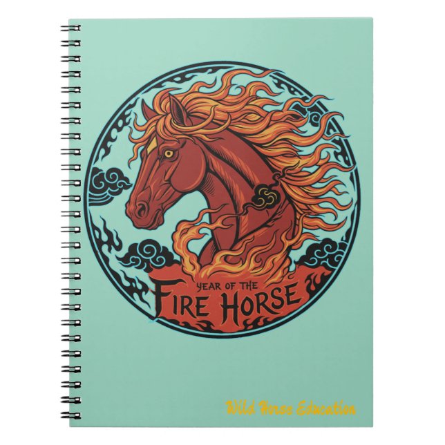 Carnet Year of the Fire Horse Notebook Design 2 (Devant)