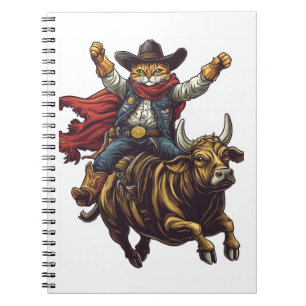 Carnet Yeehaw Kitty - Wild West Cat Cowboy Rodeo