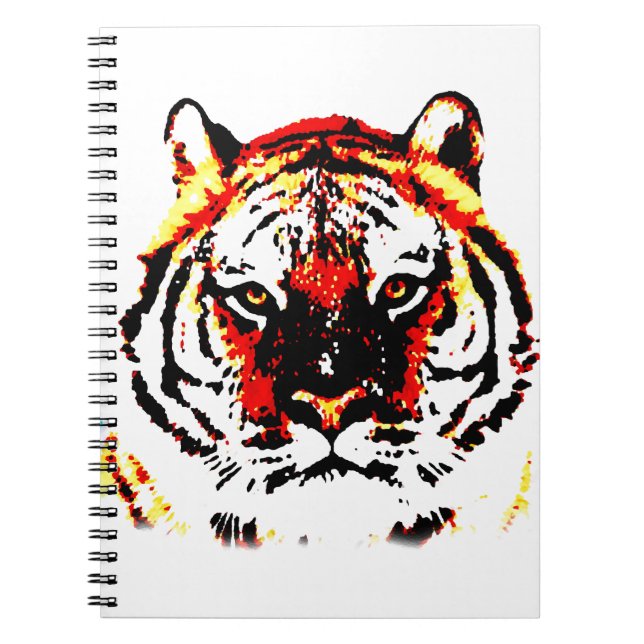 Carnet Yeux de tigres sauvages (Devant)