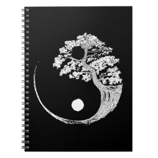 Carnet Yin Yang Bonsai Tree Japonais Bouddhiste Zen
