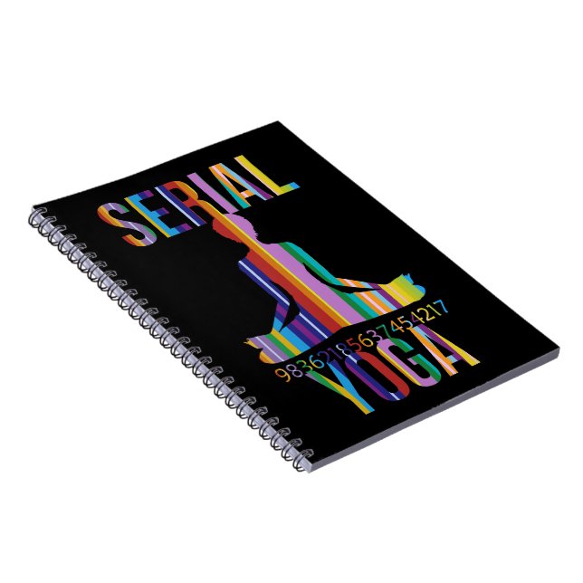 Carnet yoga en série - ordinateur portable (Côté Droit)