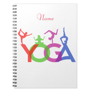 Carnet Yoga Poses Silhouettes Thunder_Cove