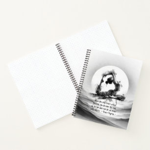 Carnet Yoga Reiki à une jambe King Pigeon Pose Aquarelle