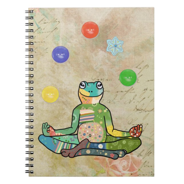 Carnet yogafrosch (Devant)