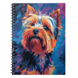 Carnet Yorkshire coloré Terrier