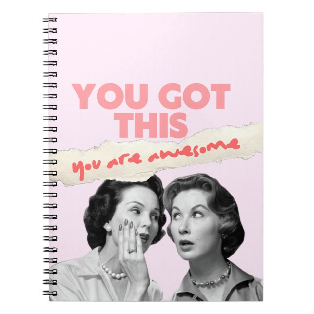 Carnet You are Awesome Pink Notebook (Devant)