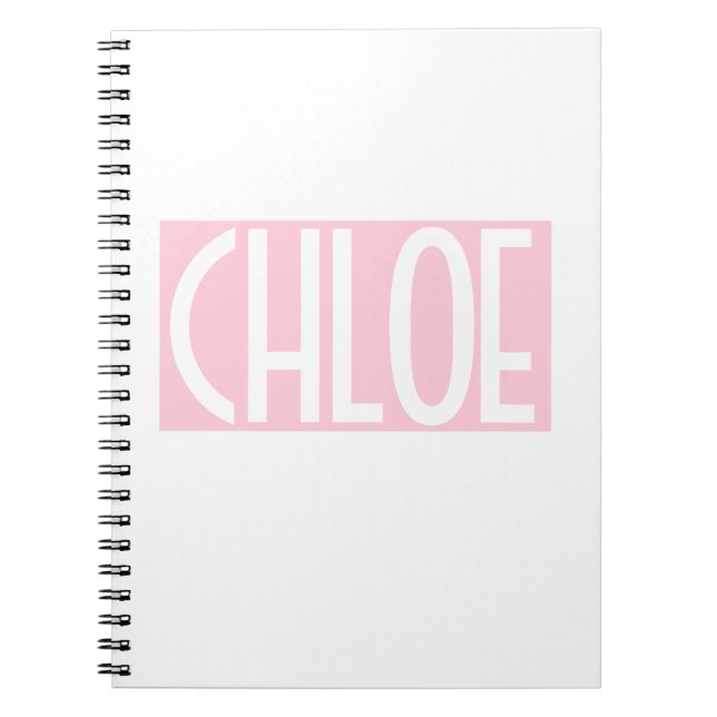 Carnet Your | Bold White Text on Light Pink (Devant)